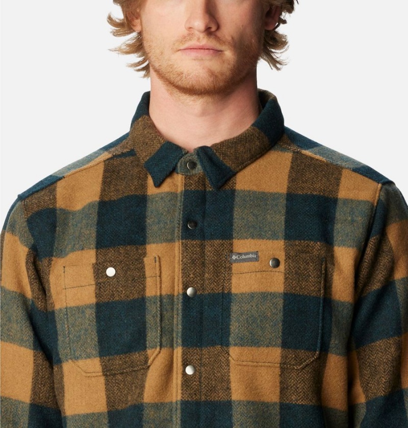 Yellow Men's Columbia Windward II Jacket Shirt | NLURD-6504