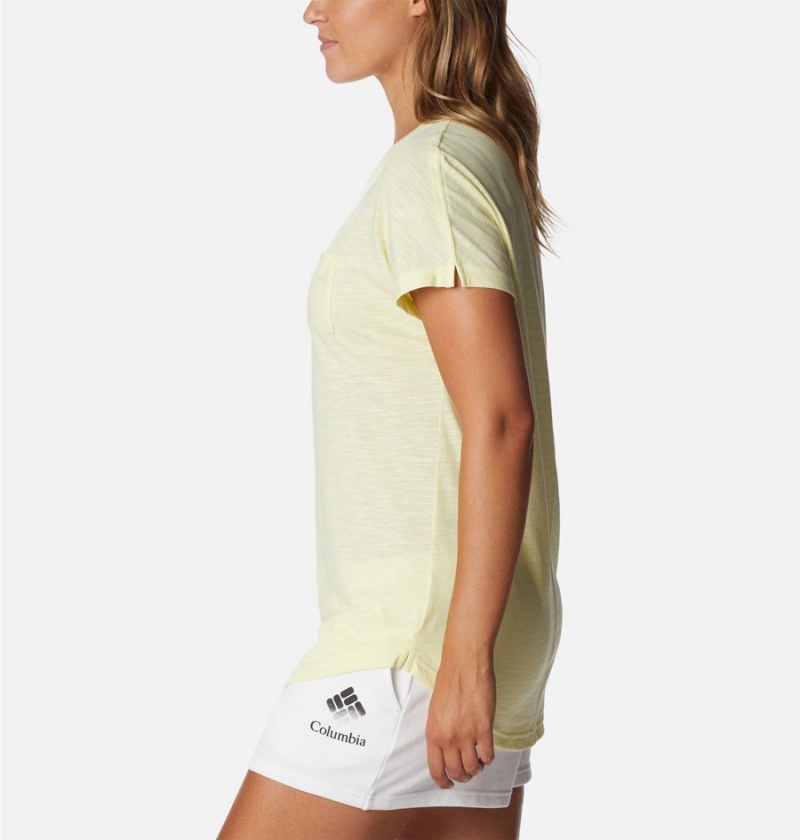 Yellow Women's Columbia Cades Cape T-Shirt | UHBWX-4891